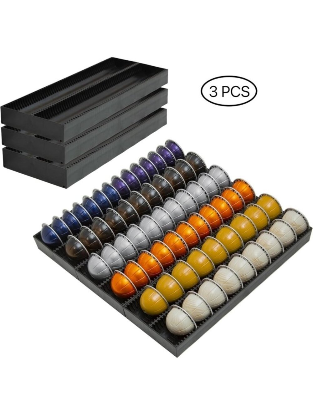 Coffee Pod Storage Holder Drawer Insert for Counter Compatible with Nespresso…